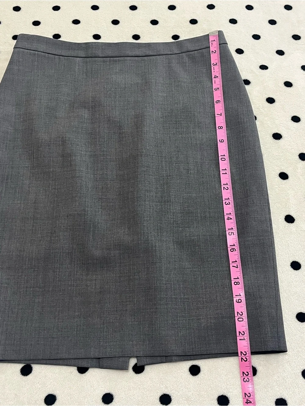 J. Crew No. 2 Pencil Skirt in Italian Stretch Wool Gray Size 2_7